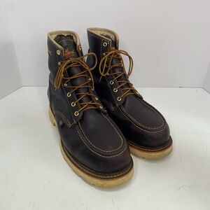 Thorogood Men's 6" 804-4940 WP Wedge Sole (USA) Steel Toe Boot Briar Size 11 2E